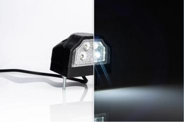 Kennzeichenleuchte LED schwarz 4 LED`s | anhängerleuchten24